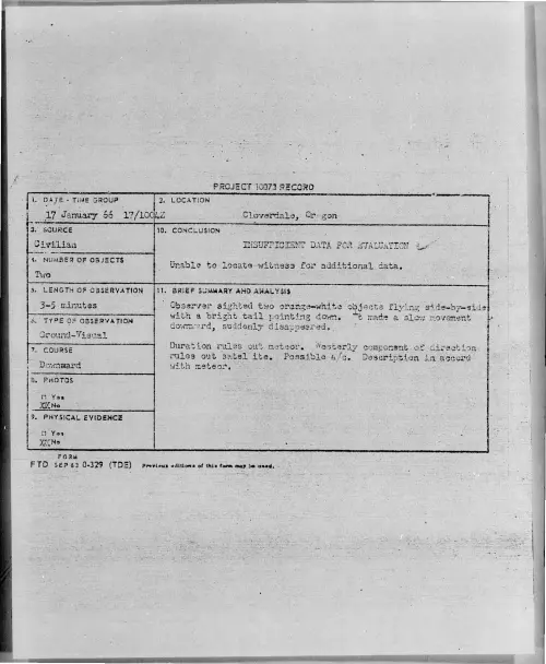 First page of 1966-01-8722563-Cloverdale-Oregon