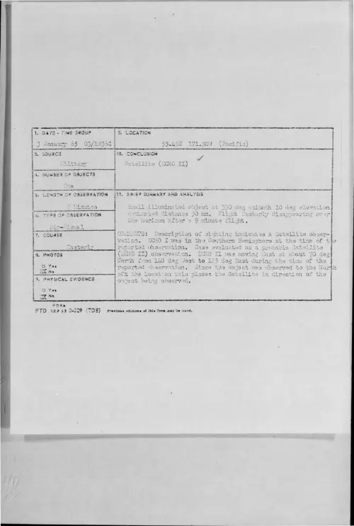 First page of 1965-01-8722366-55-45N171-30W-Pacific-