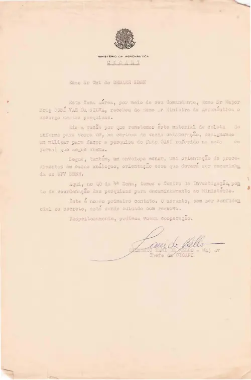 First page of BrazilianUFOFiles - CASO SIOANI 30 Colorido ORIGINAL Caso SIOANI 030 Colorido ORIGINAL