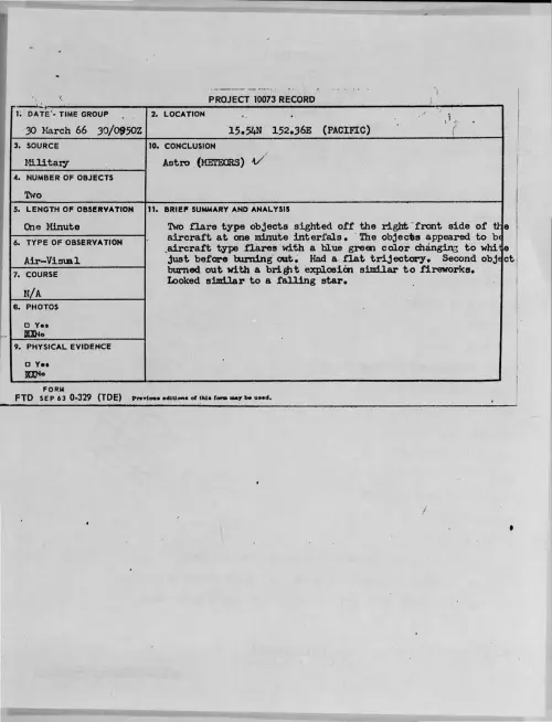 First page of 1966-03-8683233-15-54N152-36E-Pacific-