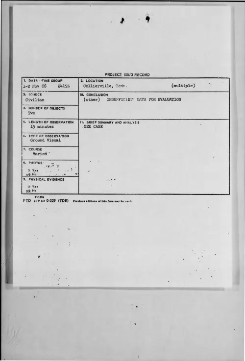 First page of 1966-11-8263392-Collierville-Tenn