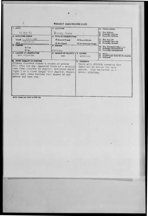 First page of 1963-09-9734316-Vernon-Texas