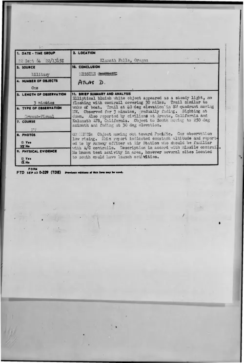 First page of 1964-09-9421491-KlamathFalls-Oregon