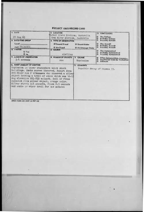 First page of 1963-08-9733123-TurnerRiverStation-Australia