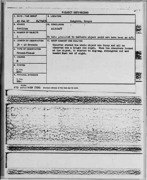 First page of 1967-06-7364046-Oakgrove-Oregon