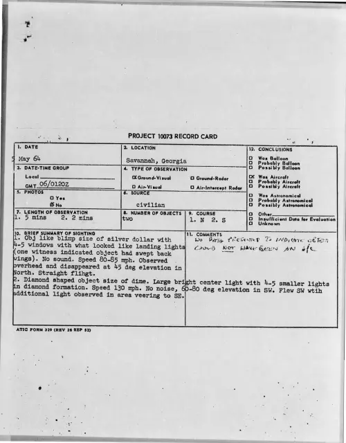 First page of 1964-05-8703102-Savannah-Georgia