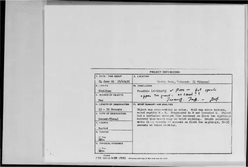 First page of 1966-06-8281081-CastleRock-Colorado