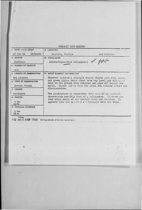 First page of 1966-11-8275671-Sanford-Florida
