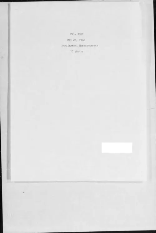 First page of 1962-05-6976929-Burlington-Massachusetts-7927-
