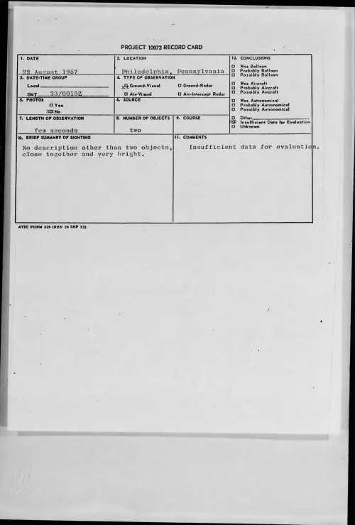 First page of 1957.08 - 6969146 - Philadelphia, Pennsylvania