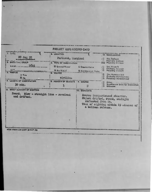 First page of 1952-08-6382680-Parkland-Maryland