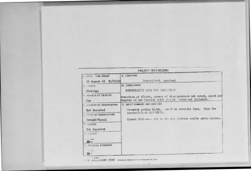 First page of 1965-08-9371174-Springfield-Maryland