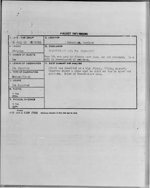First page of 1965-07-7437657-Bohemiary-Maryland