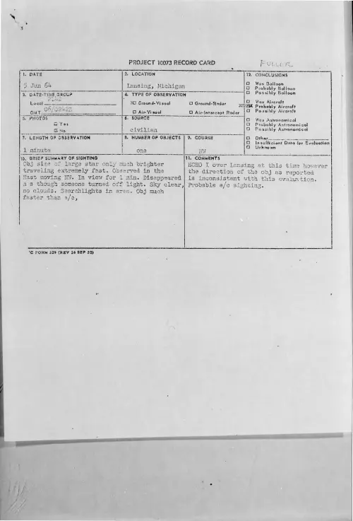 First page of 1964-06-8724700-Lansing-Michigan