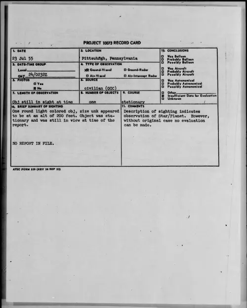 First page of 1955.07 - 6970494 - Pittsburgh, Pennsylvania