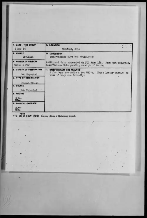 First page of 1965-05-9073569-Bedford-Ohio