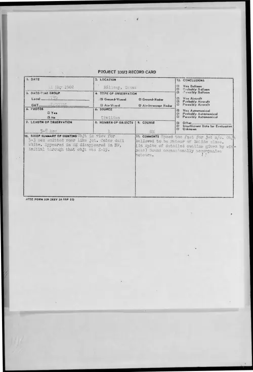 First page of 1962-05-8661983-Millsap-Texas
