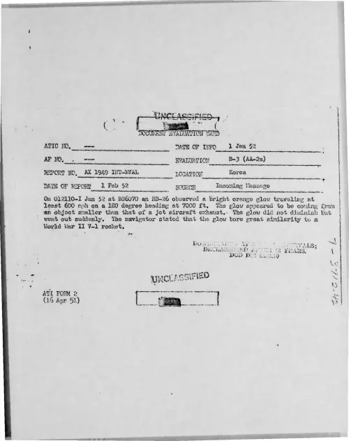 First page of 1952-02-6309091-Korea