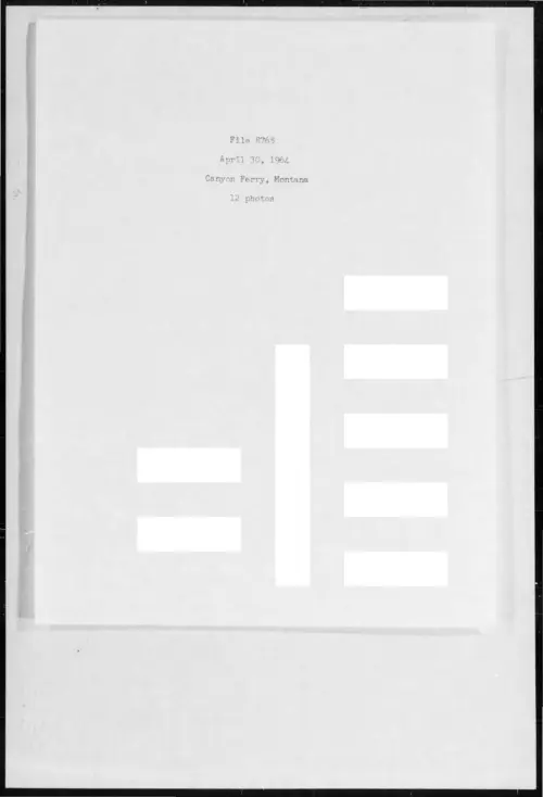 First page of 1964-04-6977545-CanyonFerry-Montana-8765-