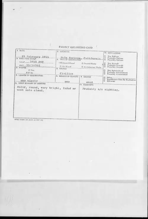 First page of 1955.02 - 6969734 - Palm Springs, California
