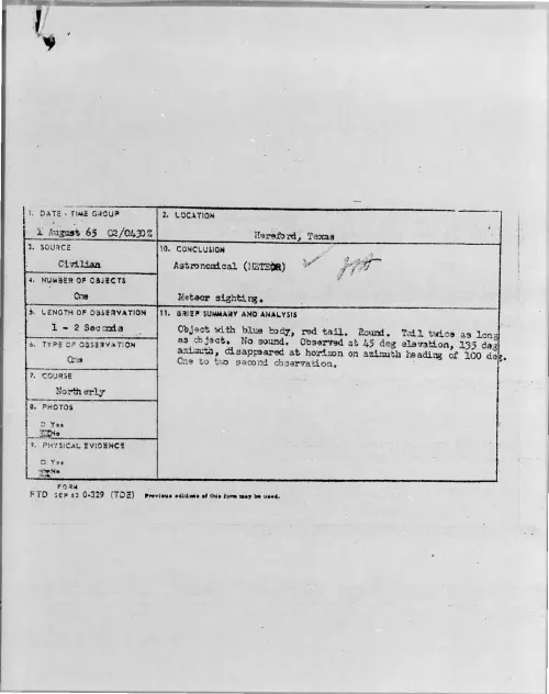 First page of 1965-08-7441234-Hereford-Texas