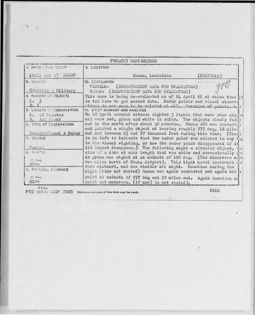 First page of 1967-04-7452264-Houma-Louisiana