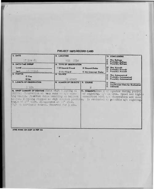 First page of 1961-11-8697689-40N173W