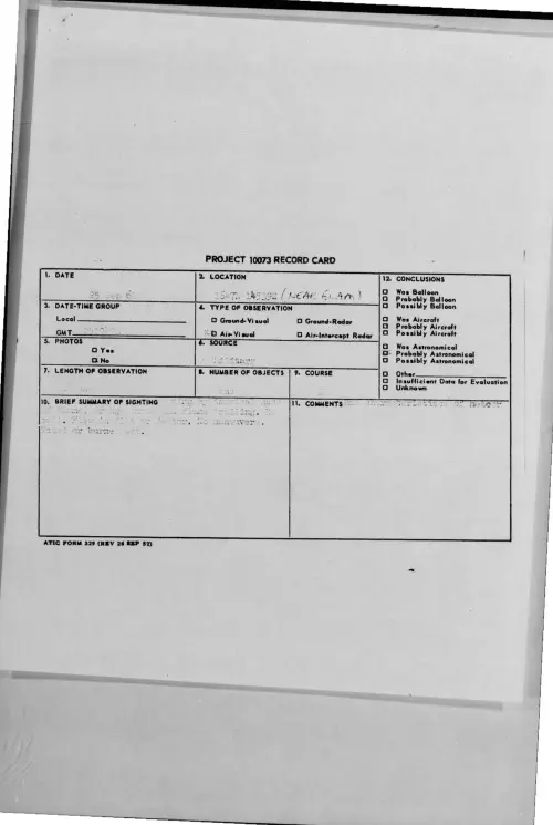 First page of 1961-09-8679962-1647N14539E-NEARGUAM-