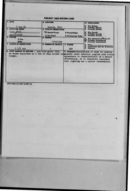 First page of 1961-09-8302049-Dayton-Ohio