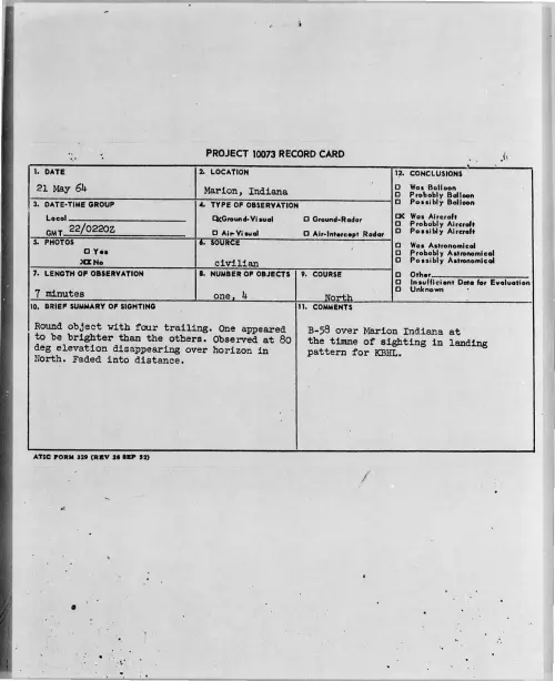 First page of 1964-05-8707002-Marion-Indiana