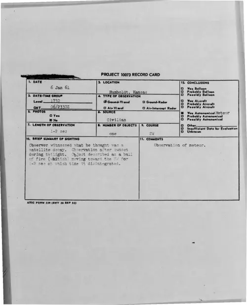 First page of 1962-01-8701936-Humboldt-Kansas