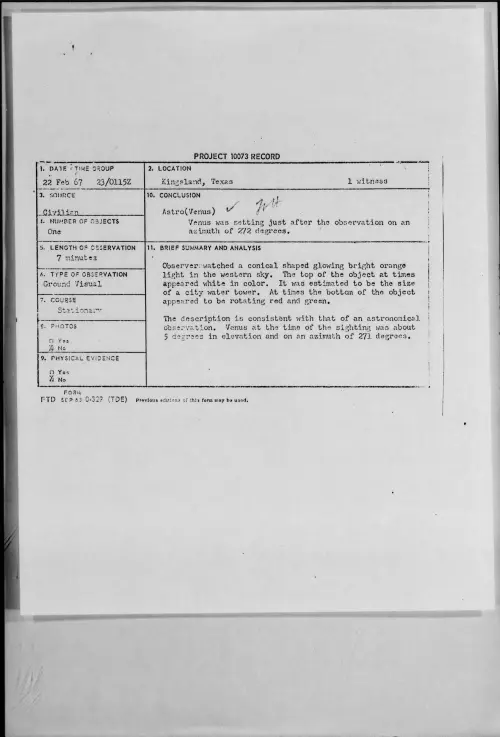 First page of 1967-02-9666344-Kingsland-Texas