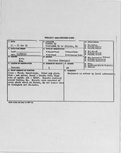 First page of 1951-01-7005279-CorbinKyLexingtonKytoAtlanta-Ga