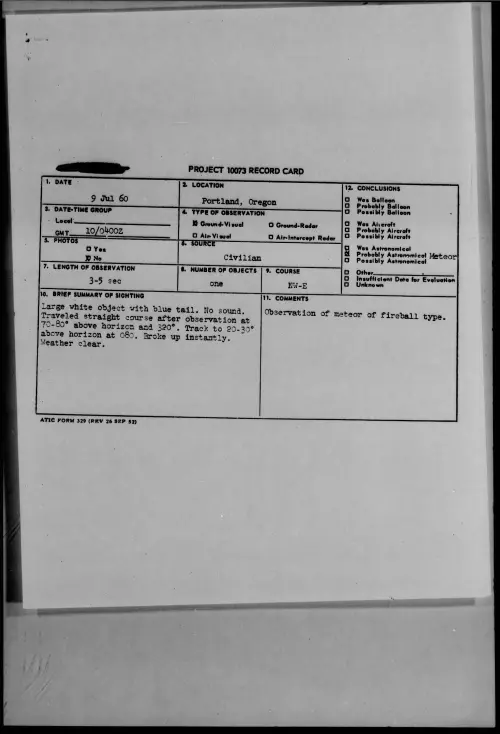 First page of 1960.07 - 7814923 - Portland, Oregon