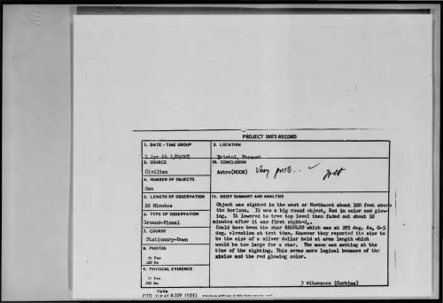 First page of 1966-04-7094035-Bristol-Vermont
