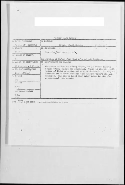 First page of 1967-01-8545257-Crosby-NorthDakota