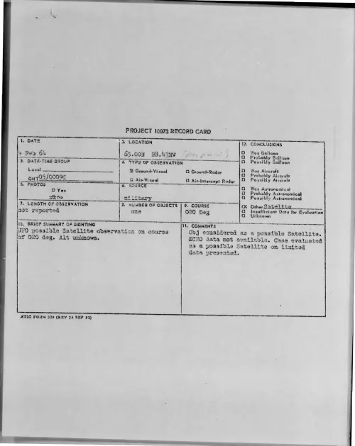 First page of 1964-02-9739299-65-00N28-43NW-ATLANTIC-