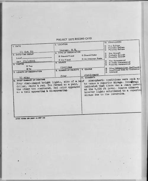 First page of 1959.10 - 6963235 - Warsaw, N.M
