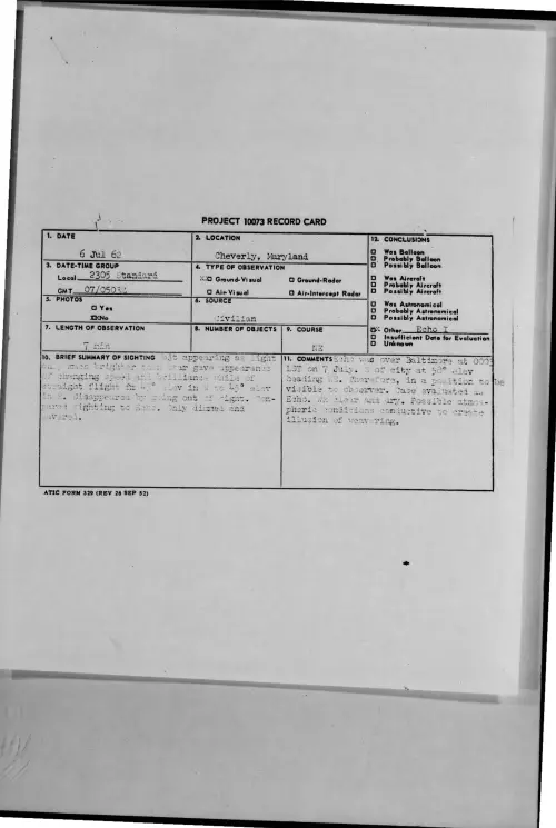 First page of 1962-07-8677404-Cheverly-Maryland
