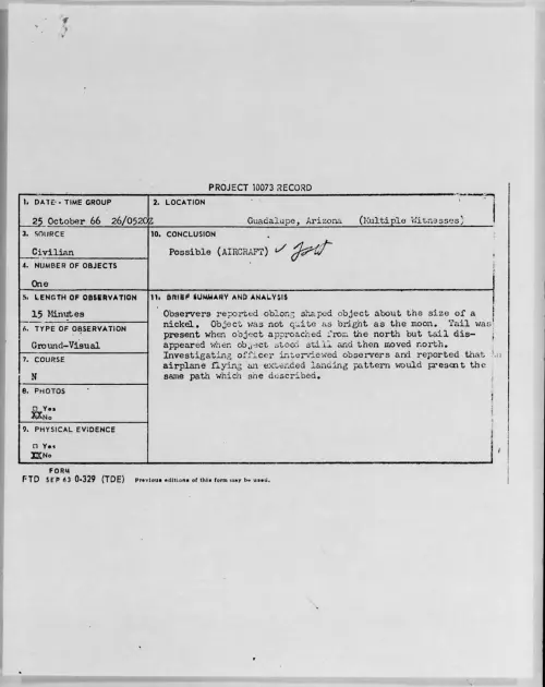 First page of 1966-10-8292117-Guadalupe-Arizona