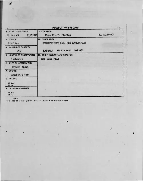 First page of 1967-03-7465154-MossBluff-Florida