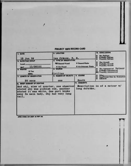 First page of 1958.06 - 8847422 - Las Cruces, N. M