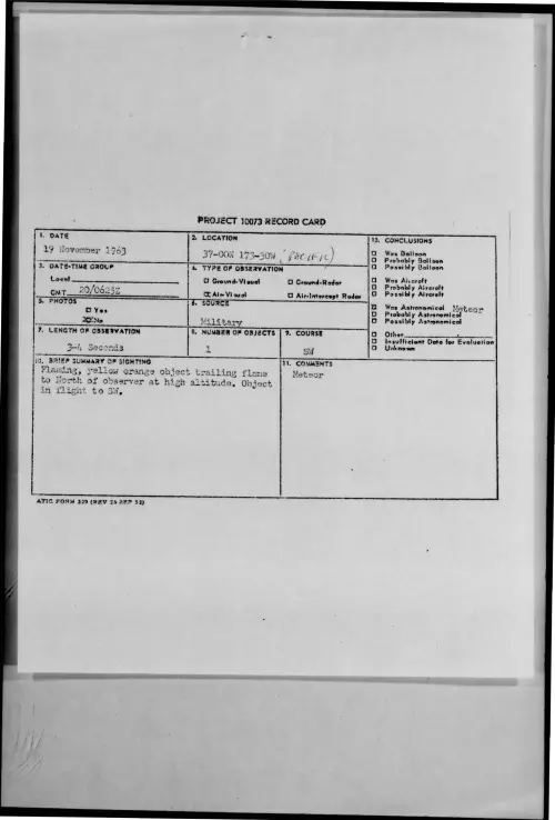 First page of 1963-11-9737351-37-00N173-30W-PACIFIC-