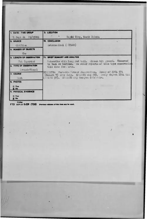 First page of 1964-09-9421474-RapidCity-SouthDakota