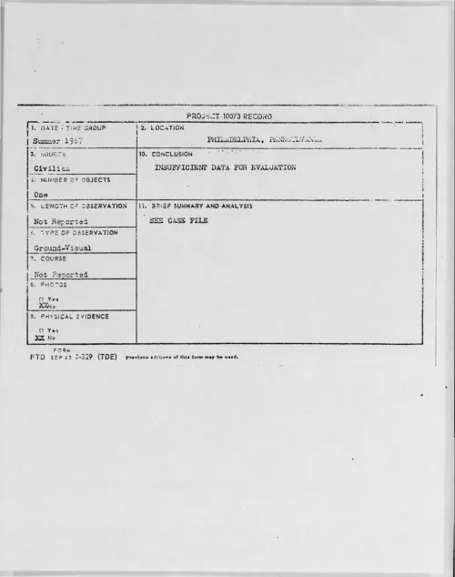 First page of 1967-Summer-9077201-PHILADELPHIA-PENNSYLVANIA