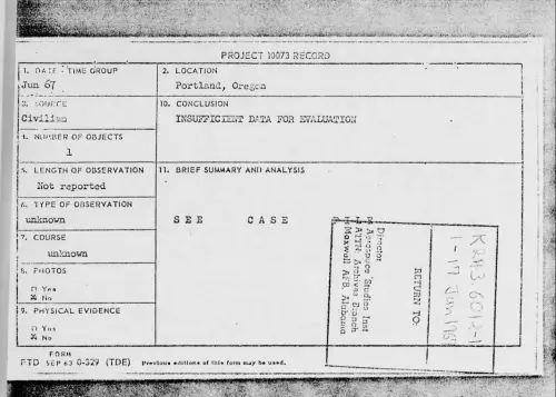 First page of 1967-06-9077748-Portland-Oregon