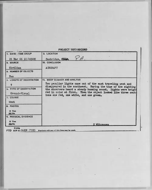 First page of 1966-03-8670509-Cambridge-PA