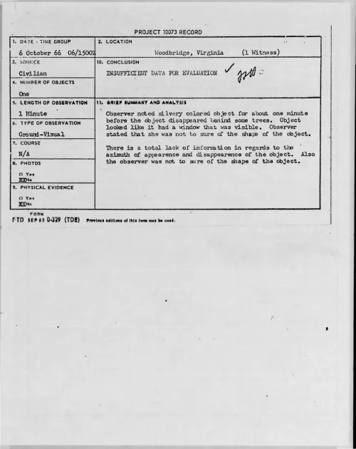 First page of 1966-10-8278162-Woodbridge-Virginia