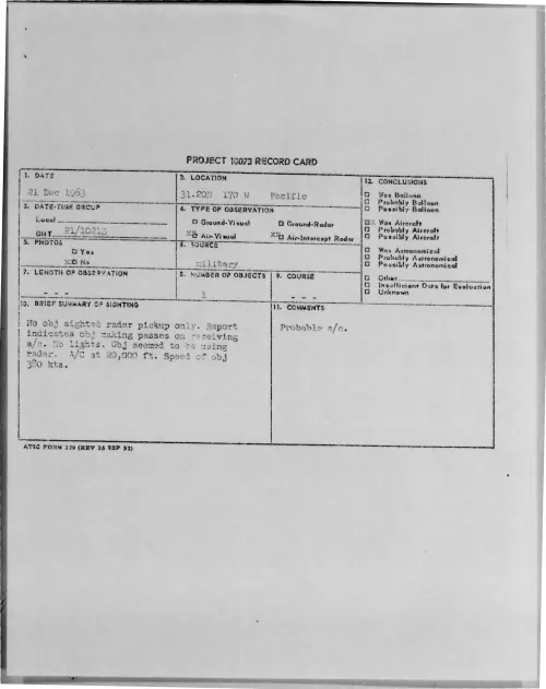First page of 1963-12-9738432-31-20N170WPacific