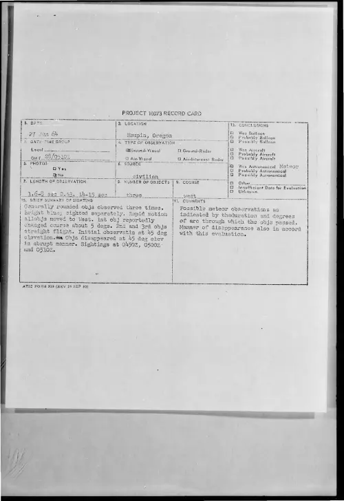 First page of 1964-06-8725230-Maupin-Oregon